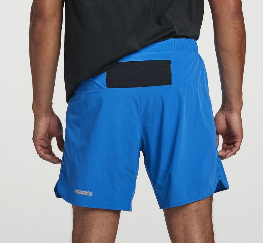 Hoka One One Shorts Herre - Performance - Blå - 039748DSB